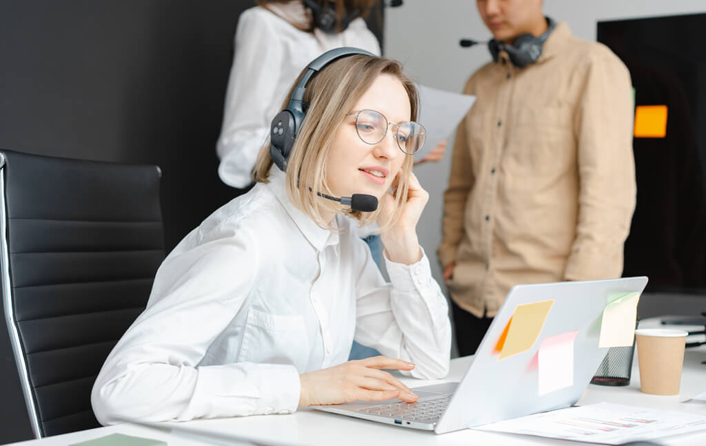 Team collaborating on strategy